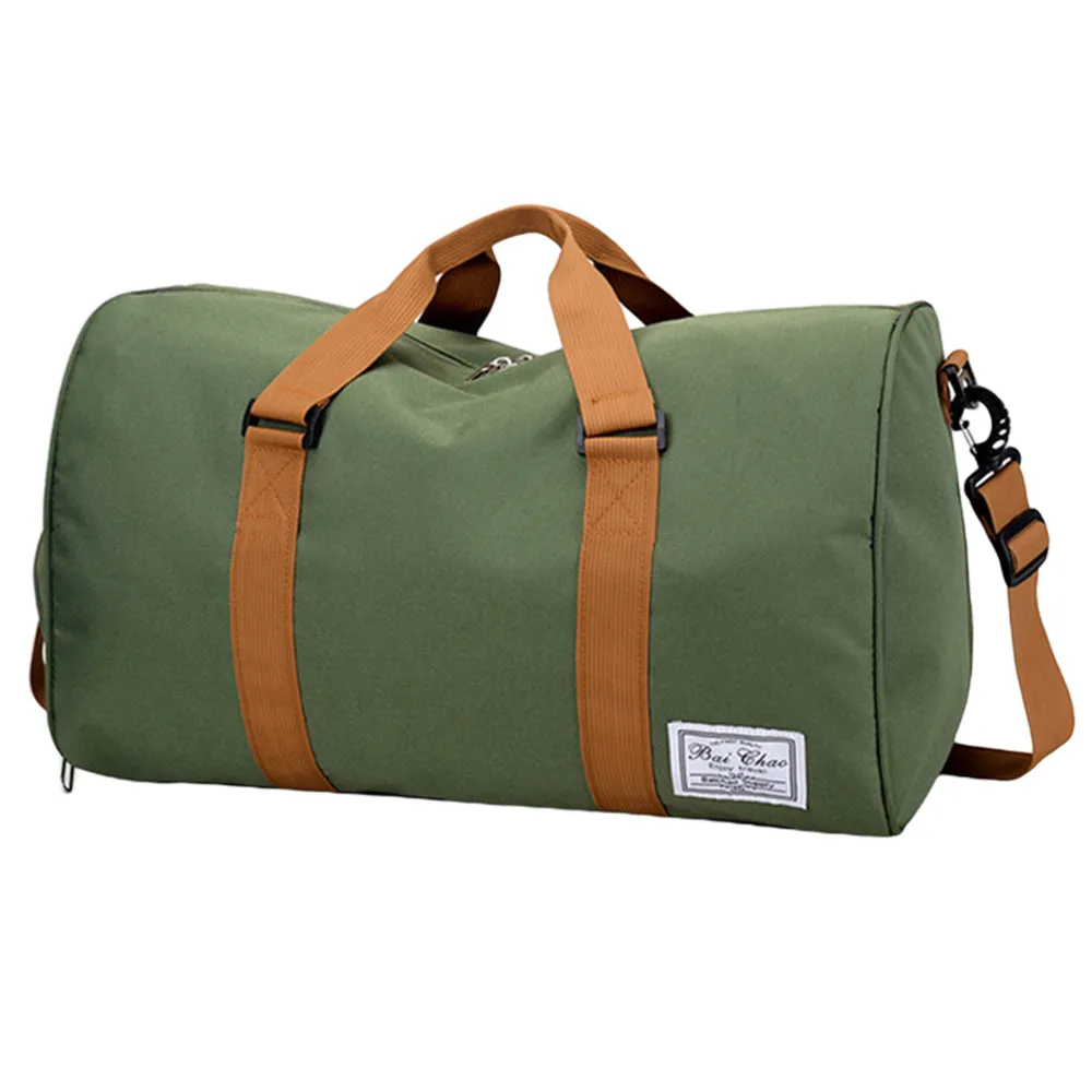 Portable Duffel Bag Travel Bag Toiletry Wash Organizer Pouch Travel Holdall Bag -Army Green