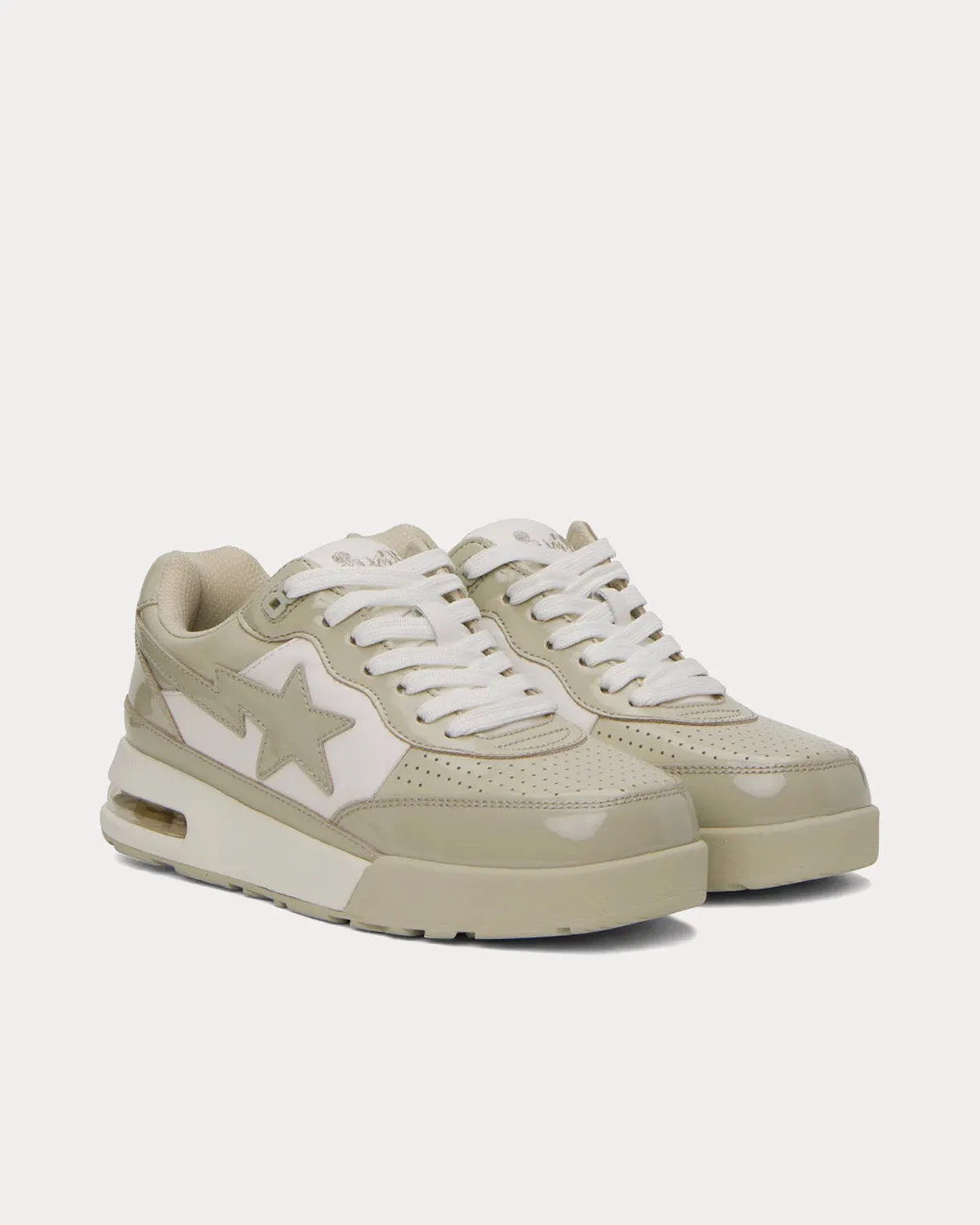 Road Sta #2 M1 Beige / White Low Top Sneakers