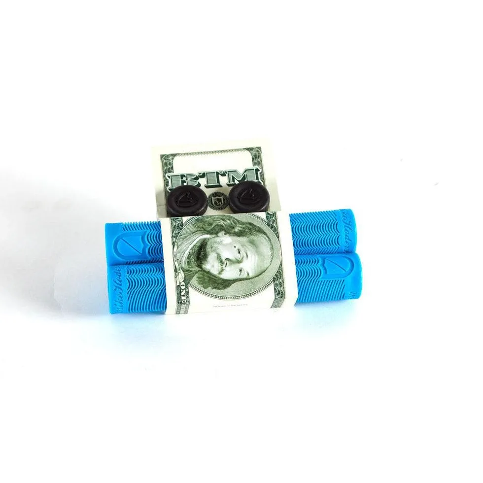 S&M Bikes BMX Hoder Grips - Cyan Blue