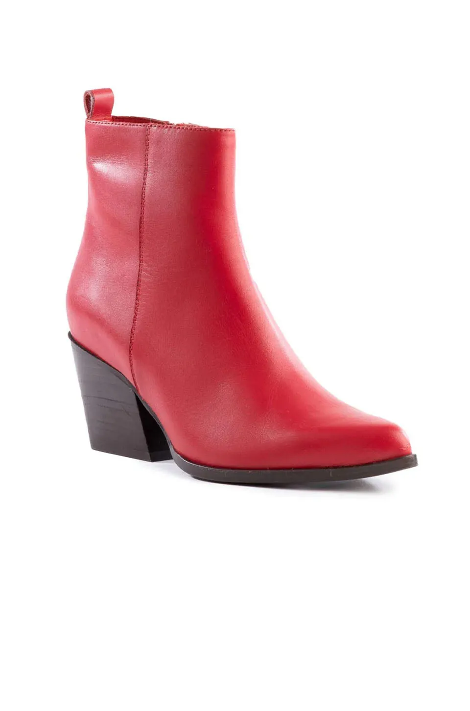 Seychelles Aboard Booties In Red Leather