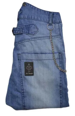 Skater Skinnys - Bleached Blue