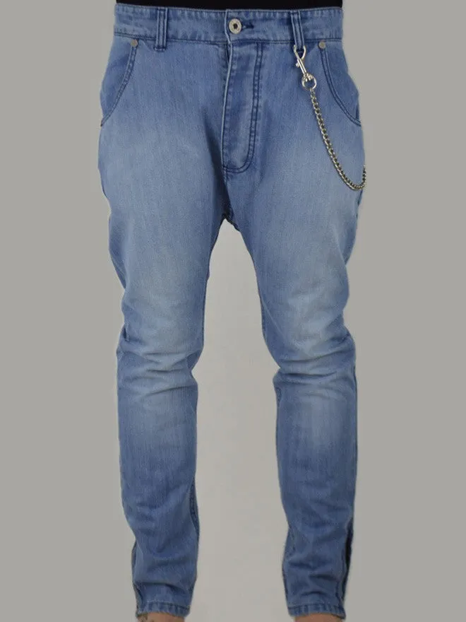 Skater Skinnys - Bleached Blue