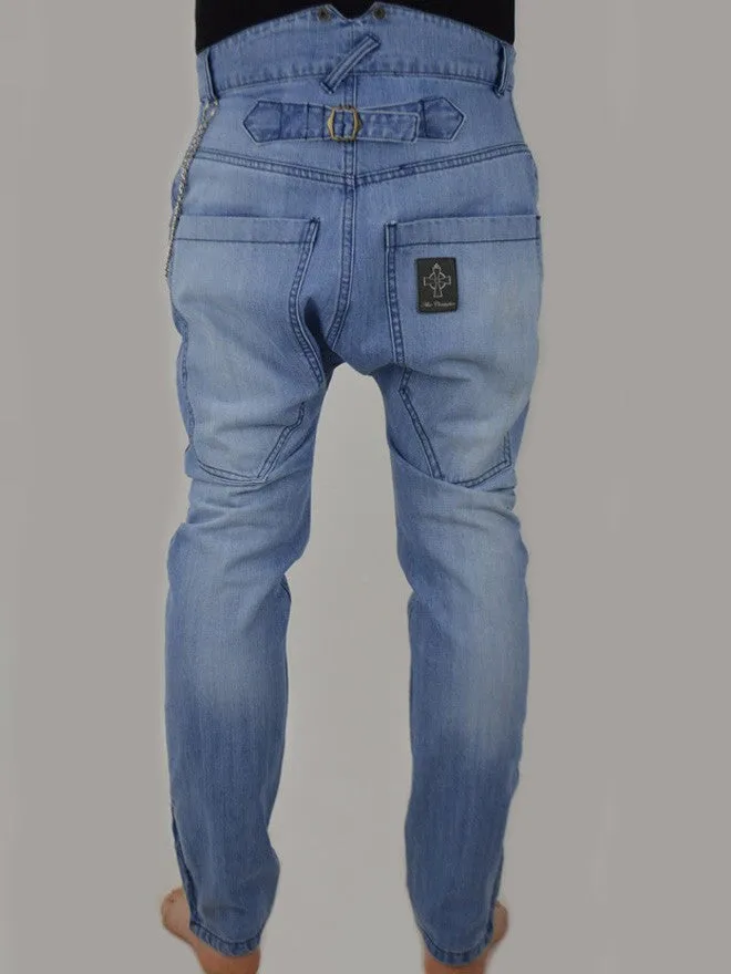 Skater Skinnys - Bleached Blue