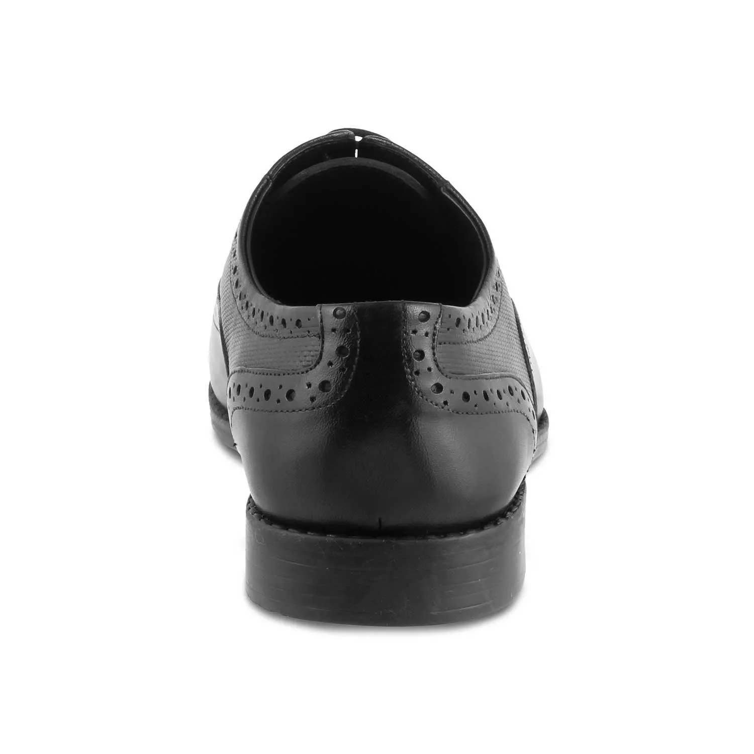 The Cerob Black Men's Oxford Brogue Lace Ups Tresmode