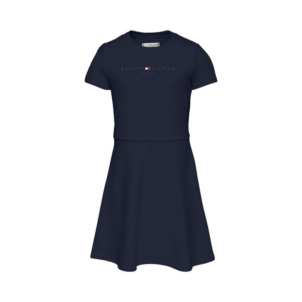 TOMMY HILFIGER - Essential  Skater Dress - Navy