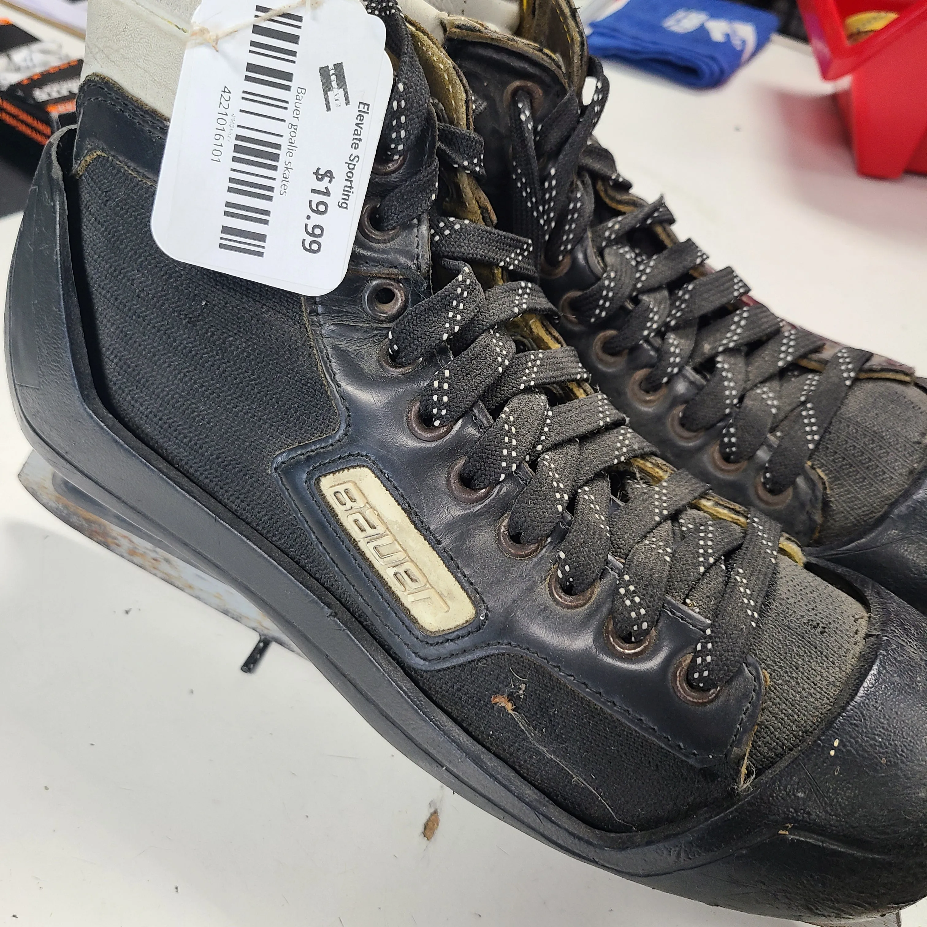 Used Bauer Size 9 Ice Hockey Goalie Skates
