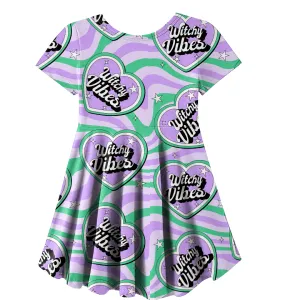 Witchy Vibes Skater Dress
