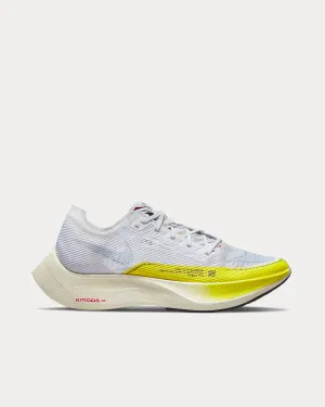 ZoomX Vaporfly NEXT% 2 White / Yellow Strike / Off-Noir / Psychic Blue Running Shoes